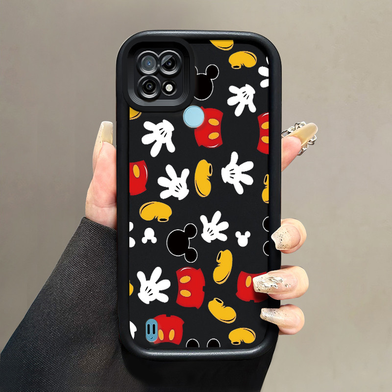 Casing Hp Realme C21 Case Casing pelindung silikon HP Kesing lunak baru Softcase Mouse layar penuh