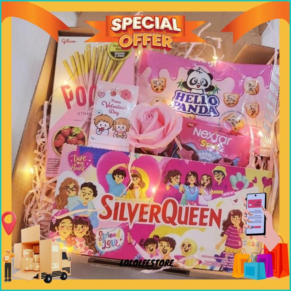 

Snackbox / Giftbox : Silverqueen Termurah Banget