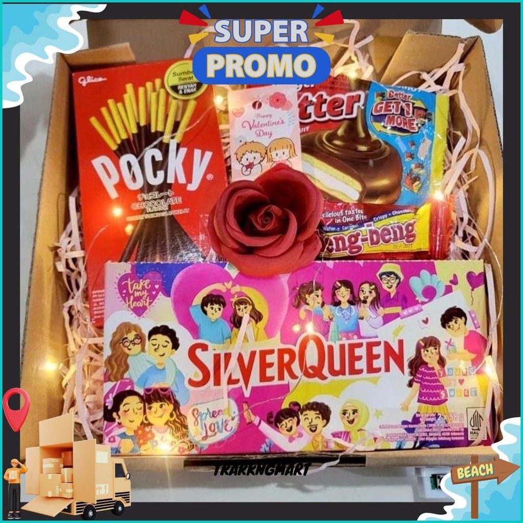 

Snackbox / Giftbox : Silverqueen Original Produk