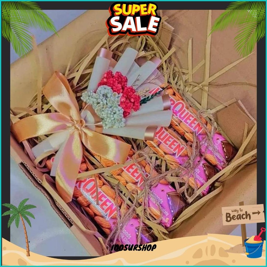 

Hampers Gift Box Coklat Untuk Kado Ulang Tahun / Anniversary / Valentine / Lebaran / Wisuda Gratis Ongkir