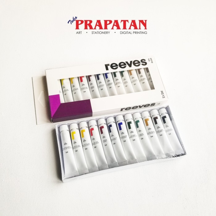 

Cat Minyak Reeves / oil color set 12 warna