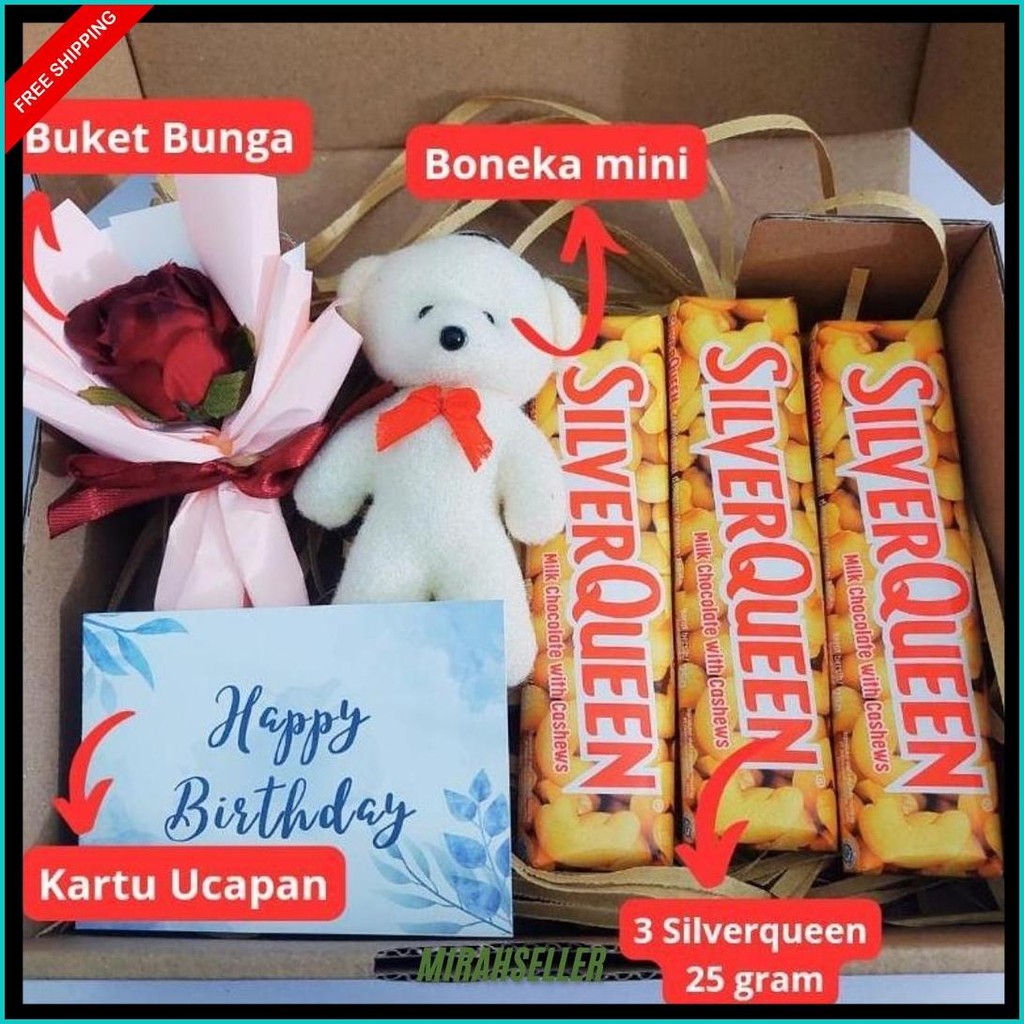 

Dream - Hampers Box Ulang Tahun Valenteine Hampers Coklat Snack Bisa Cod