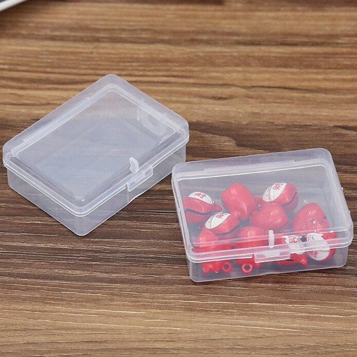 MOONMADE Kotak Perhiasan Aksesoris Plastic Storage Jewelry Box Bening