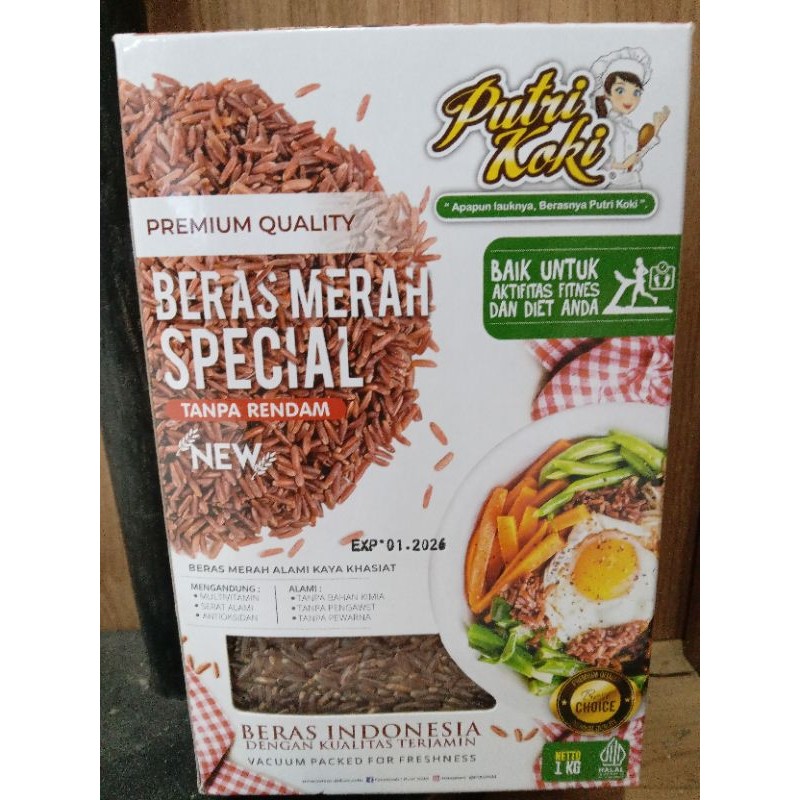 

Beras merah putri Koki