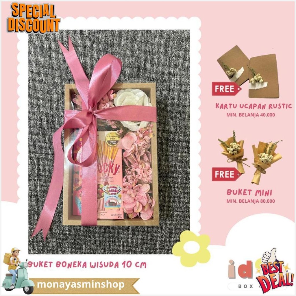 

Box Gift Cokelat Pocky Bunga / Kado Valentine /Kado Wisuda Cod