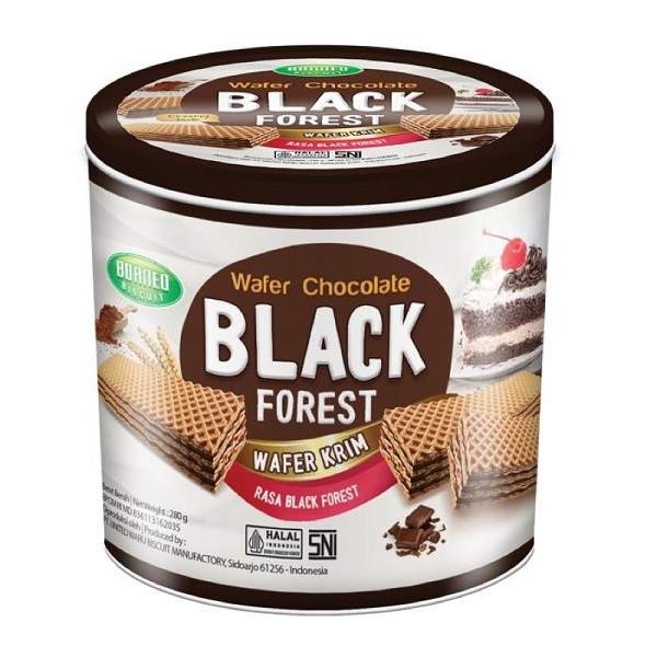 

UBM WAFER CHOCOLATE BLACK FOREST TIN 280 GR