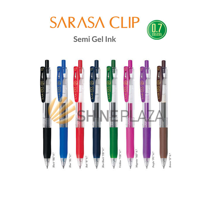 

FREE ONGKIR PULPEN GEL ZEBRA SARASA CLIP COLOR 0.7MM - BOLPEN PENA PEN WARNA 0,7 MM KODE 749