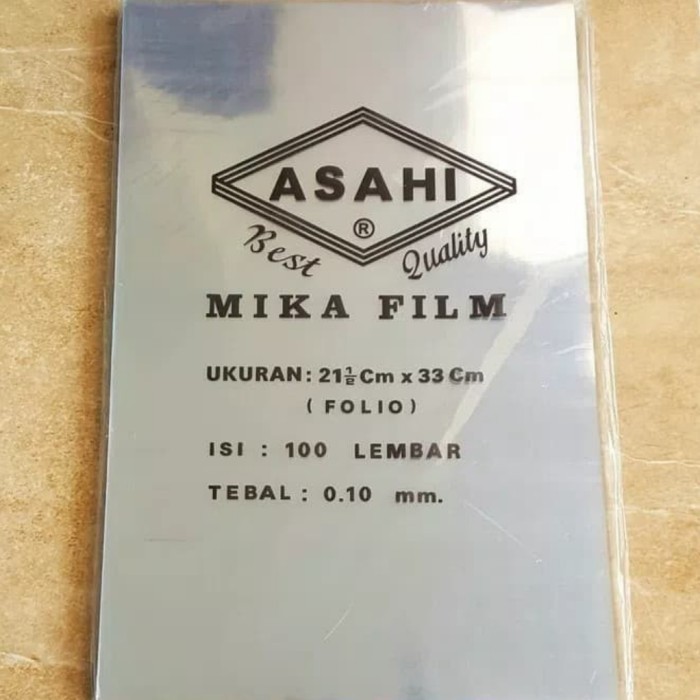 

Plastik Mika asahi 0.10 folio / A4