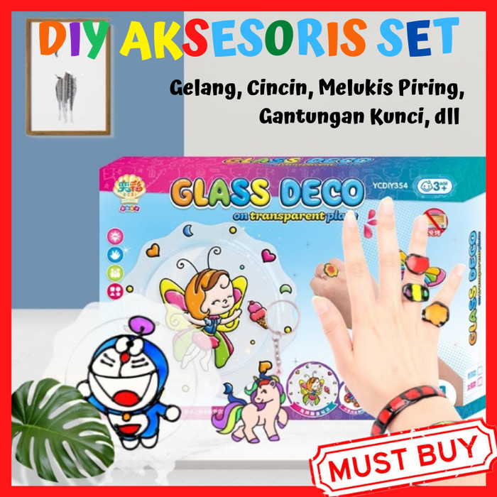 

DIY AKSESORIS SET painting art and craft set / color kreatifitas anak