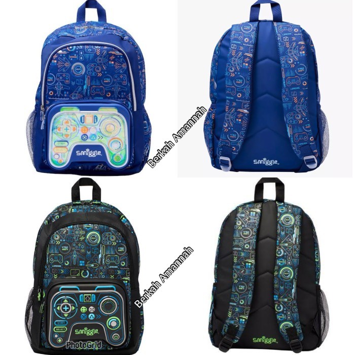 smiggle game Virtual Classic Backpack tas smiggle ori