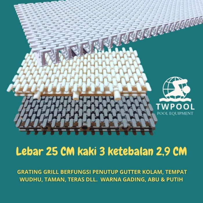 Grating grill kolam renang 10 meter