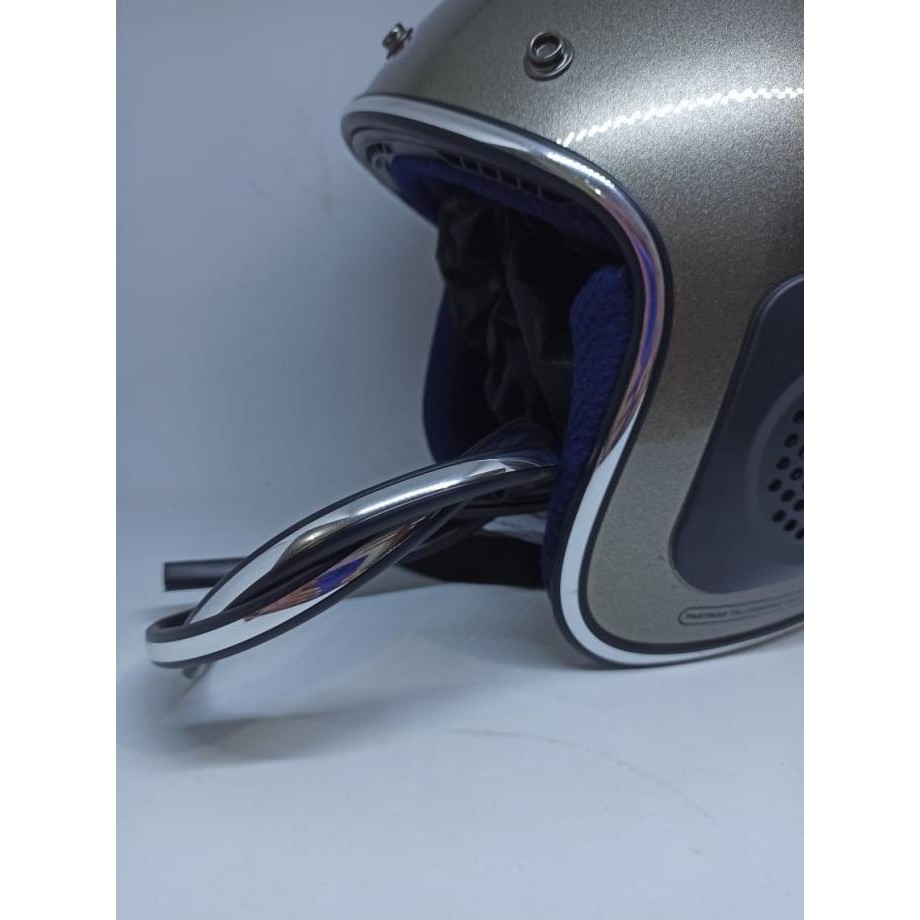 Goodseller| List Karet Helm Silver/Gold