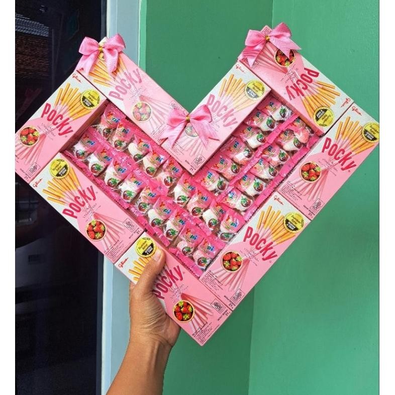 

Free card - Pocky bentuk love viral kado cewek murah