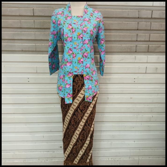 Kebaya Kutubaru Bunga Katun Jepang/ Kebaya Kutubaru Jumputan Terbaru Kekinian Best Seller
