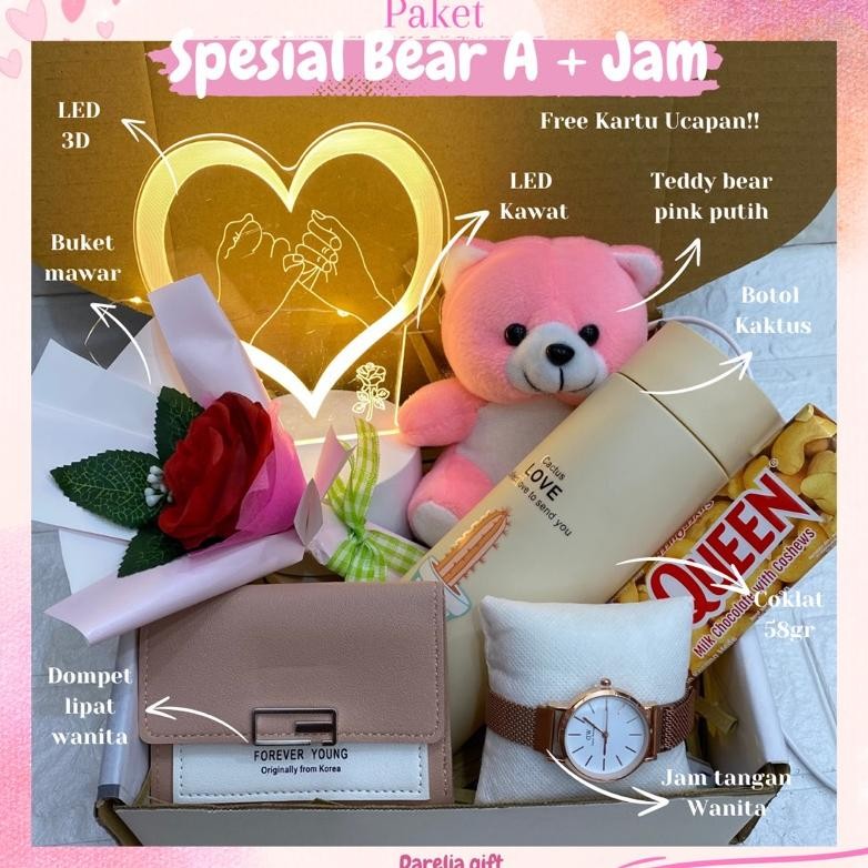 

KADO ULANG TAHUN SPESIAL BEAR KADO BONEKA CEWEK HAMPERS ULANG TAHUN HAMPERS BONEKA KADO WISUDA KADO ANNIVERSARY KADO VALENTINE HAMPERS GIFT BOX