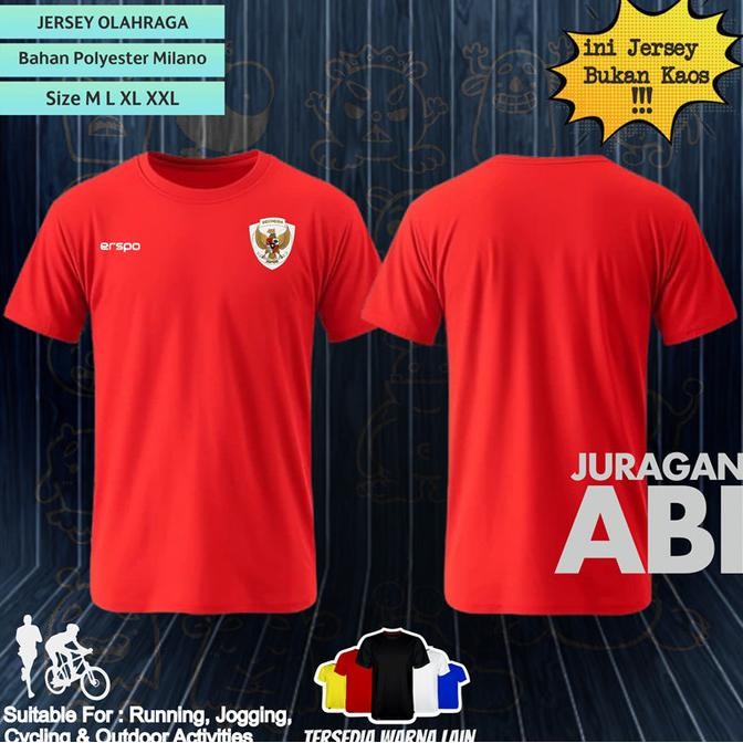 JERSEY ERSPO TIMNAS INDONESIA HOME AWAY GK TRAINING ASIAN WORLD CUP