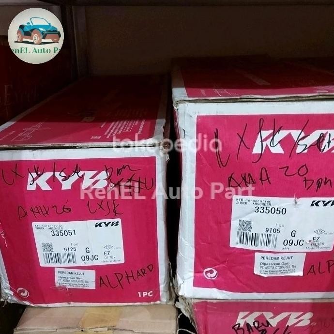 Shock breaker depan Toyota Alphard Anh20 Villfire Kayaba Exel-G