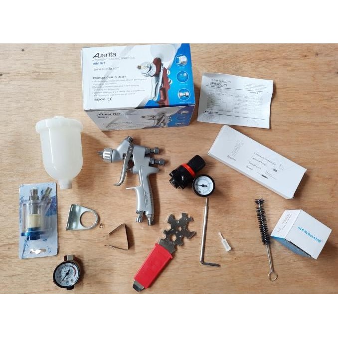 Spray Gun HVLP Auarita H921 / H-921 Nozzle 1.0 1.2
