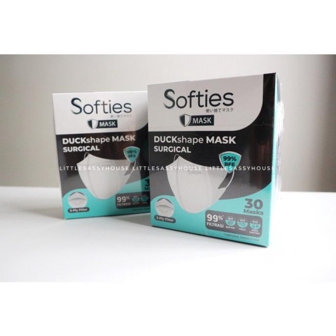 tersedia masker softies duckshape surgical/ masker duckbill