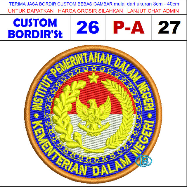 P-A27 IPDN CUSTOM BORDIR'ST TESTIMONI