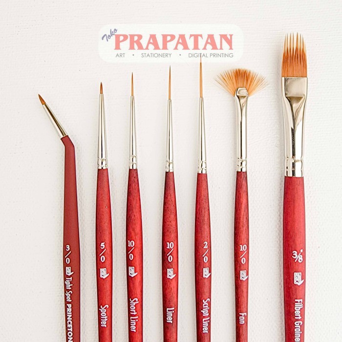 

Kuas Lukis Princeton Velvetouch Liner Spotter Brush Series 3950