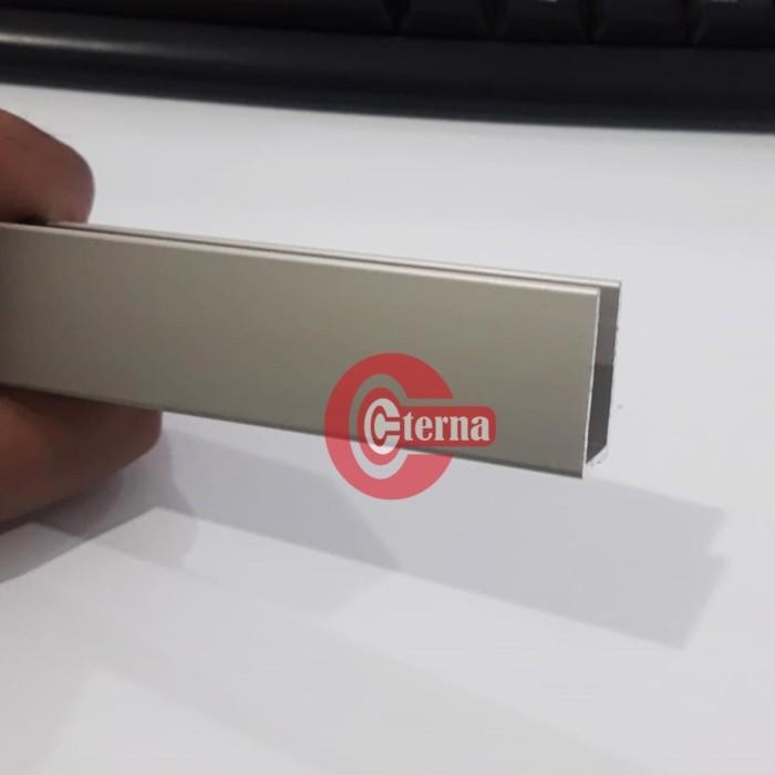 Lis U Aluminium / U Channel Cubicle 12 MM - Bronze Terbaik