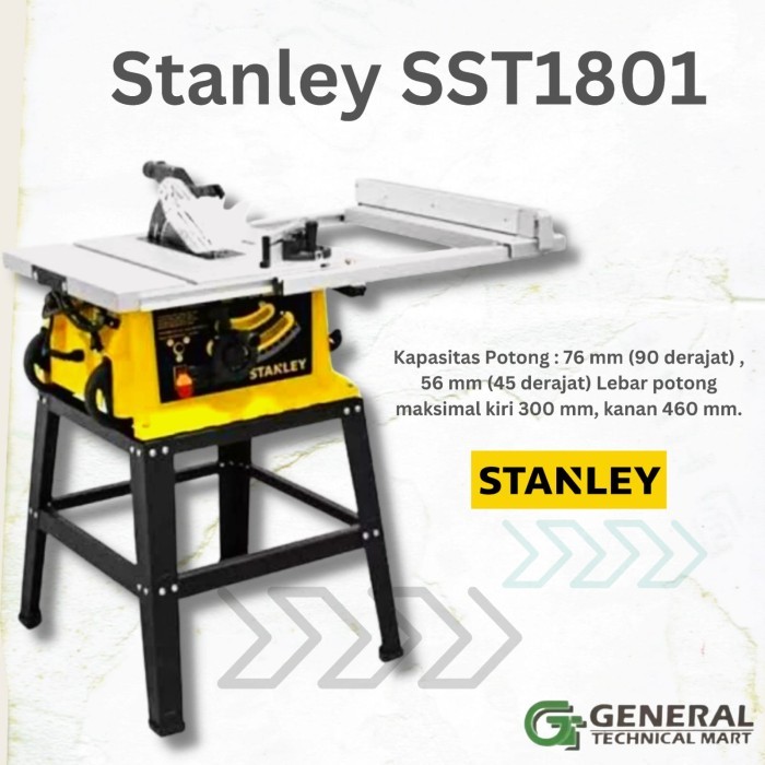 PROMO MESIN MEJA POTONG 10INCH SST1801 STANLEY TABLE SAW 10INCH SST 1801 MURAH