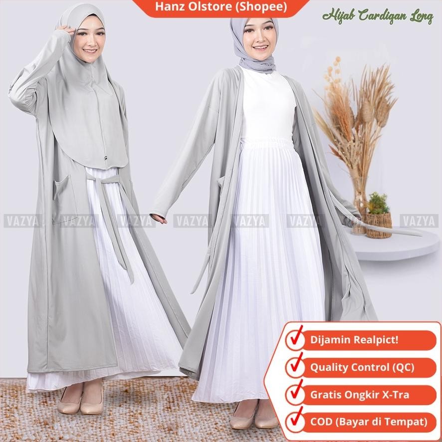 Ramadhan Sale Hanz Olstore Jilbab Instan Kerudung Instant Hijab Cardigan Jumbo 2 In 1 Yang Menyatu D