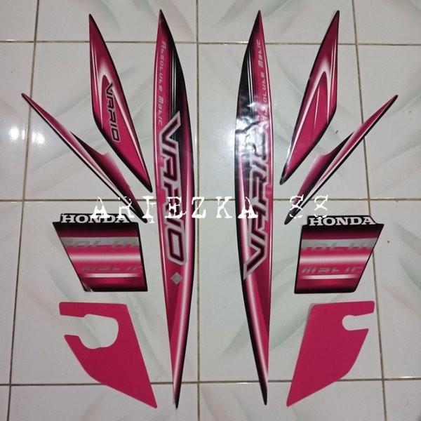 Striping Vario 2008  Sticker Motor Honda Vario Lama Barang Langka