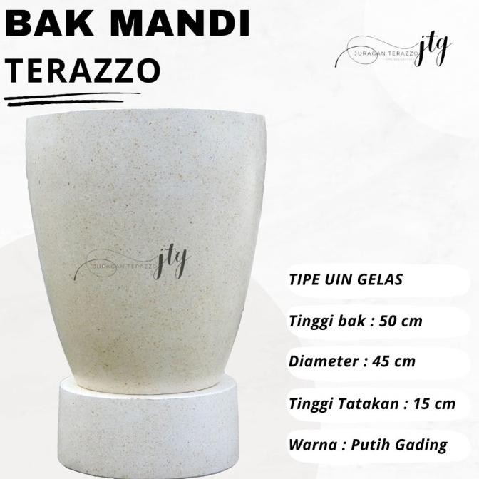 Bak Mandi Teraso Unik Minimalis Bak Mandi Gentong Bak Mandi Marmer