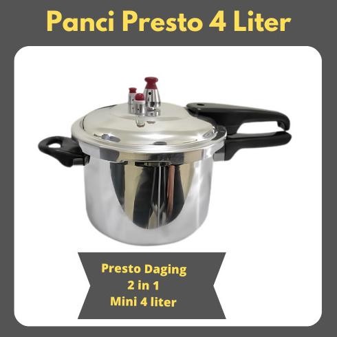 Panci Presto 4 Liter 18cm Pressure Cooker mini presto daging kecil