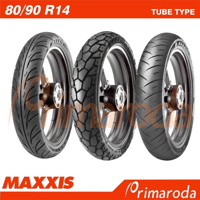 Ban Motor MAXXIS Tube Type 80/90 Ring 14 Semua Model