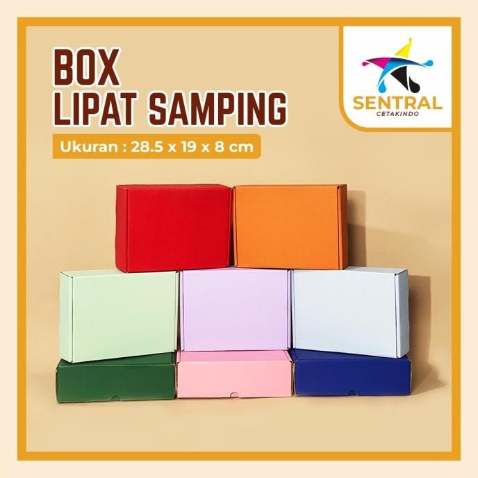 Ready...Ready...Ready...] Box DC LIPAT SAMPING 28.5 x 19 x 8 cm Box LS/ Box kue/ box cake mini/box p