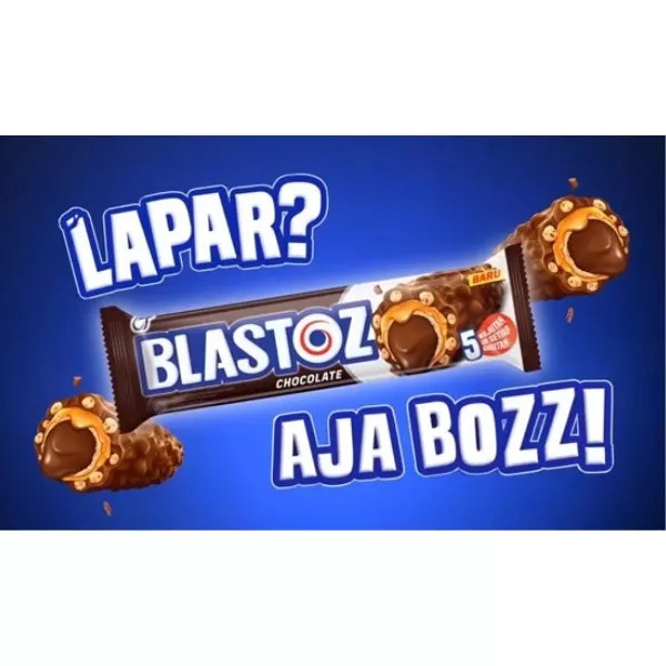 

Potongan Harga Blastoz Chocolate 24G / 1 Box Isi 12 Pcs Hnm7