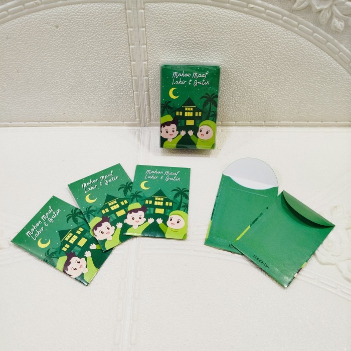 

NEW ARRIVAL AMPLOP LEBARAN IDUL FITRI KARAKTER ANAK ANAK MUSLIM KEMASAN MIKA ISI 50 ZXY78