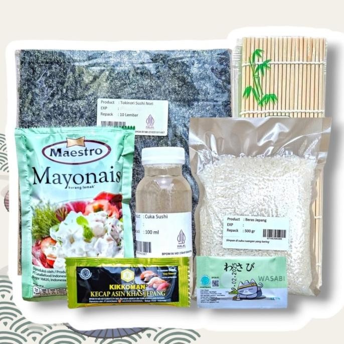 

Paket Bahan Sushi Lengkap Murah dan Praktis Halal