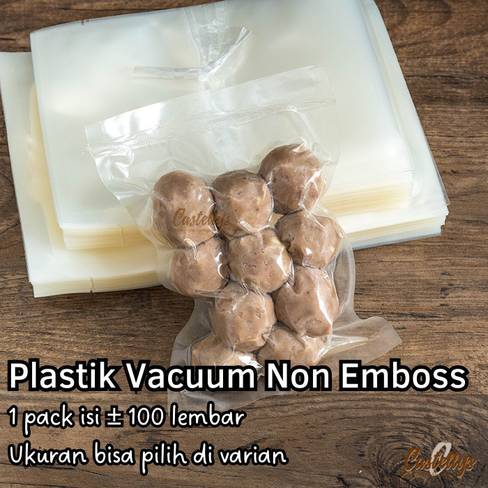 *$*$*$*$] Plastik Vakum Vacuum Sealer Bag Frozen Food Non Emboss Tebal Import