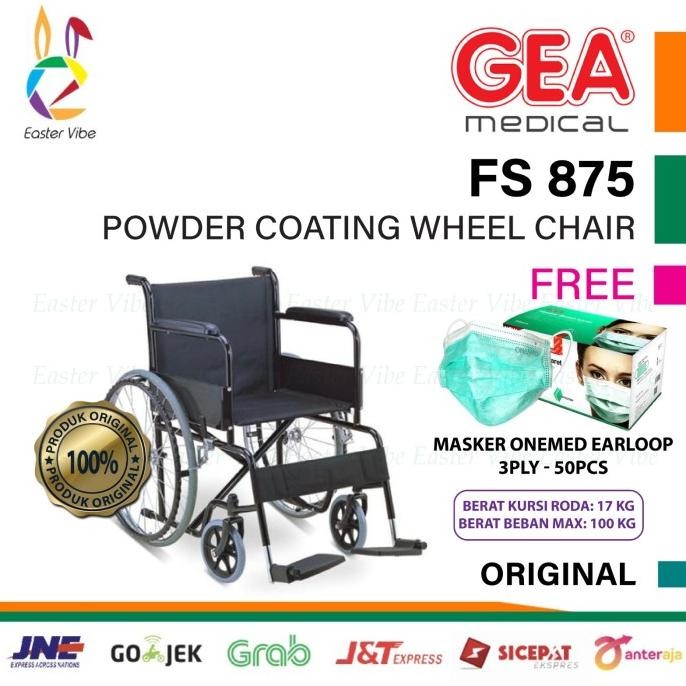 Kursi Roda GEA FS 875 - Wheelchair FS875 - Kursi Roda Standar