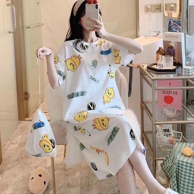 100RIBU DAPAT 3PCS Daster Wanita Motif Random Import Baju Tidur Cewek Terlaris