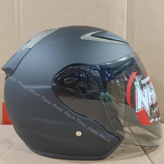 HELM NHK R6 SOLID HITAM DOFF R 6 Terlaris