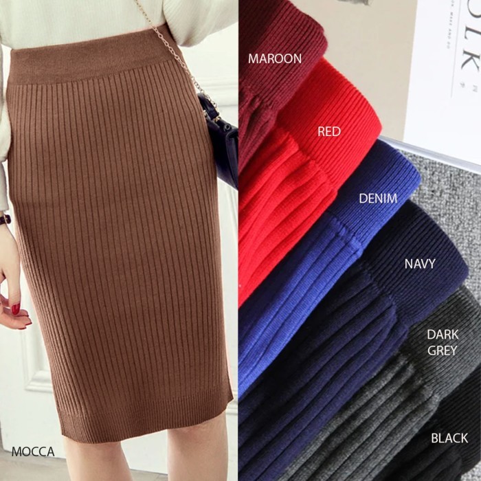 

Rok Rib knit pensil