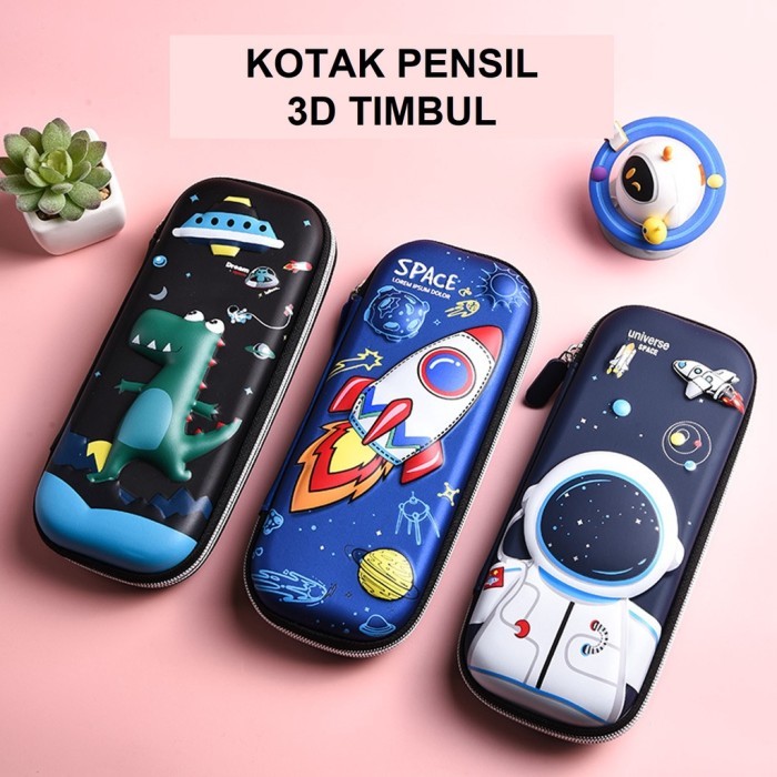 

Tempat Pensil Premium 3D Import - Girl Edition