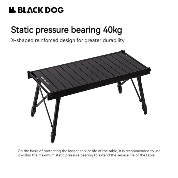 BLACKDOG Table Folding Meja Lipat IGT Cam Outdoor