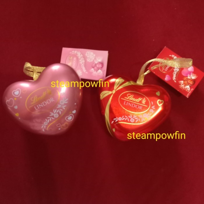

LINDT LINDOR HEART CHOCOLATE TIN COKLAT COKELAT VALENTINE LOVE