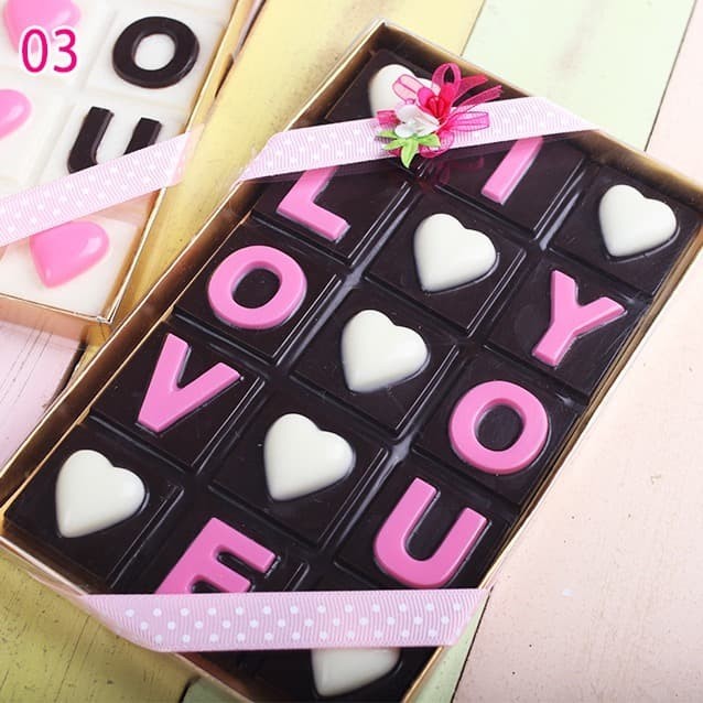 

COKLAT VALENTINE I LOVE YOU PERSEGI