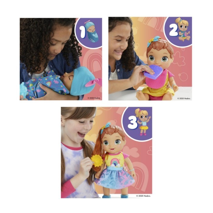 

BABY ALIVE BABY GROWS UP HAPPY MAINAN BONEKA ANAK