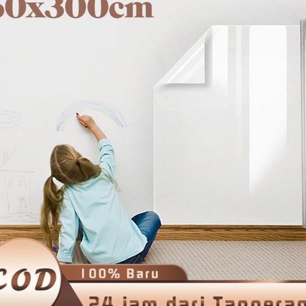 

1 Roll 60Cm3M Tier Dinding Papan Tuli Whiteboard Papan