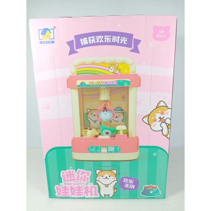 

MINI DOLL MACHINE - MAINAN MESIN CAPIT BONEKA CLAW GAME WARNA PINK