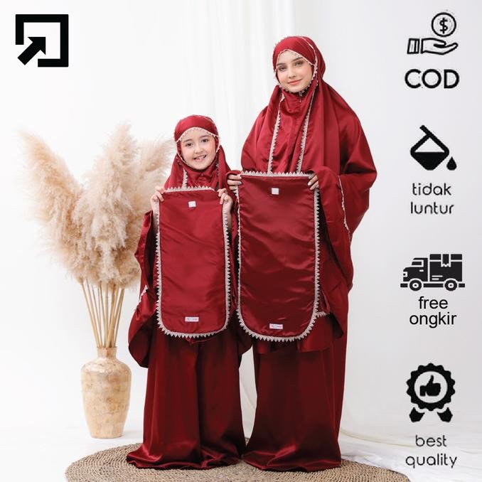 Sale Mukenah Couple Ibu Anak Terbaru Premium Mukena Pasangan Syahnaz Mosqu