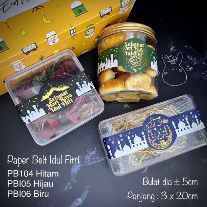

>>>>>] Paper Belt PBI Sticker Stiker Sabuk Toples Kue Lebaran Idul Fitri Eid